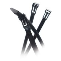 Opaska kablowa wielokrotnego użytku OTW-200HW czarny | OTW-200HW Trytyt