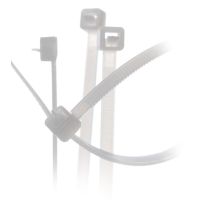 Opaska kablowa OTW-300ST 300x4,8mm biały (100szt.) | OTW-300STC Trytyt