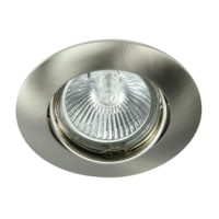 Oprawka halogenowa oczko aluminiowe okrągłe regulowane mat chrom DITO DT02B-CM bez gniazda | FF002194.0 Faroform