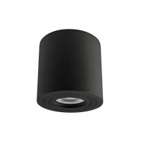 Oprawa natynkowa CHLOE GU10 250V IP65 90x97mm czarna okrągła nieruchoma | SLIP005034 Wojnarowscy