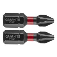 Bity udarowe PH2x25mm (zestaw 2szt) | 56H501 GRAPHITE