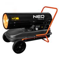 Nagrzewnica olejowa 30kW, zbiornik 38l, kółka | 90-081 NEO TOOLS