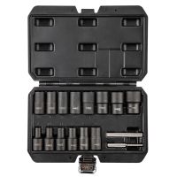 Nasadki 1/2"", do uszkodzonych nakrętek, zestaw 16 szt. | 11-920 NEO TOOLS