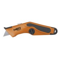 Nóż z ostrzem chowanym trapez. NEO | 63-701 NEO TOOLS