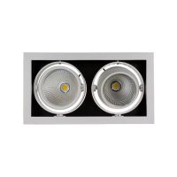 Oprawa downlight MODERN-DAY 2x1LED COB CITIZEN 40st 230V 2x27W IP20 WW + zasilacz | SLI015011WW Wojnarowscy