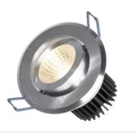Oprawa FIALE II 6W COB 38st 230V CW oczko LED pierścień szczotkowane aluminium | SLI021030CW Wojnarowscy