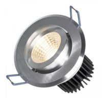 Oprawa FIALE II 6W COB 38ST 230V NW oczko LED pierścień szczotkowane aluminium | SLI021030NW Wojnarowscy