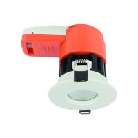 Oprawa INGIS FIRE RATED 8W CCT 230V 38st IP65 IK07 90x96mm biały okrągła | SLI022027 Wojnarowscy