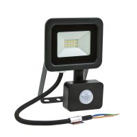 Naświetlacz NOCTIS LUX 2 10W WW 230V IP44 160X104X25mm czarny czujnik ruchu PIR | SLI029037WW_CZUJNIK Wojnarowscy