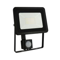 Naświetlacz NOCTIS LUX 2 30W WW 230V IP44 188X160X28mm czarny czujnik ruchu PIR | SLI029039WW_CZUJNIK Wojnarowscy