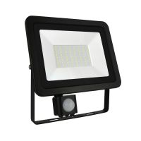 Naświetlacz NOCTIS LUX 2 50W WW 230V IP44 212x206x35mm czarny czujnik ruchu PIR | SLI029040WW_CZUJNIK Wojnarowscy
