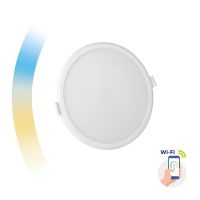 Oprawa ALGINE downlight 6W 520LM 230V 120ST IP20 IK06 FI112X35mm biały okrągła CCT+DIM WI-FI Spectru | SLI038015CCT Wojnarowscy