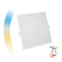 Oprawa ALGINE downlight 6W 230V 120st IP20 IK06 112x112x35mm biały kwadrat CCT+DIM Wi-Fi Spectrum Sm | SLI038018CCT Wojnarowscy
