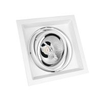 Oprawa MDD MAXI DUE GU10 X 1 AR111 250V IP20 186X186X43mm biały | SLIP002007 Wojnarowscy