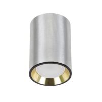 Oprawa CHLOE GU10 MINI n/t GU10 250V IP20 70X100mm srebrny, środek złoty okrągła | SLIP005014 Wojnarowscy