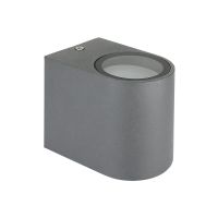 Oprawa kinkiet jednokirunkowy TORRE GU10 X1 250V IP54 80X68X95mm szary | SLIP007003 Wojnarowscy