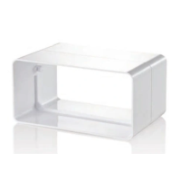 Łącznik kanałów 120x60 biały | 420 VENTS GROUP SPÓŁKA Z