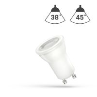 Lampa LED MR11 GU10 230V 2W SMD 45st CW z soczewką Spectrum | WOJ+14160 Wojnarowscy