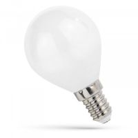 Lampa LED kulka E-14 230V 6W COG NW MILKY Spectrum | WOJ+14395 Wojnarowscy