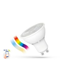 Lampa LED GU10 5W 390lm RGBW+CCT+DIM 230V Wi-Fi/BT Spectrum SMART Tuya | WOJ+14415 Wojnarowscy