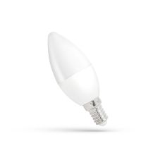 Lampa LED świecowa E-14 230V 1W CW Spectrum | WOJ+14453 Wojnarowscy