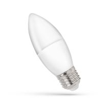 Lampa LED świecowa E-27 230V 1W CW Spectrum | WOJ+14456 Wojnarowscy