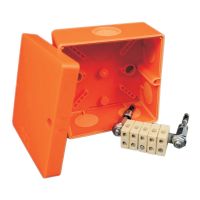 Puszka n/t KSK 100 PO (1/30 szt.) 101x101x62mm IP66 pomarańczowa | KSK 100_PO Kopos