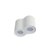 Oprawa LENO odlew okrągła biała natynkowa IP20 175 x 123 mm | 20-2110-22 LED Labs