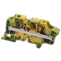 Złącze przelotowe ochronne z zac.sprężynowymi 0,5-10mm2, Sz:10mm, żółto-zielony | 1SNK710150R0000 TE Connectivity Solutions
