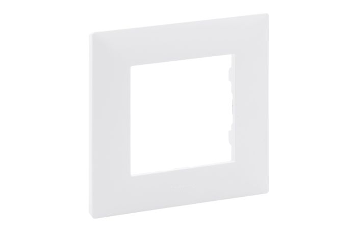 Ramka pojedyncza, biały, Niloe Step | 863191 Legrand