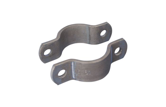 Klamra do rur do wysokich obciążeń wg. DIN 3567, stal, bez powłoki ochronnej, 10, DIN102PL | 400166 Erico