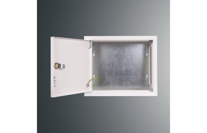 Rozdzielnica n/t z płytą montaż. RZ 1NN z płytą 237x288x175; IP30; RAL 9003 | RZ 1NN z płytą Kubiak