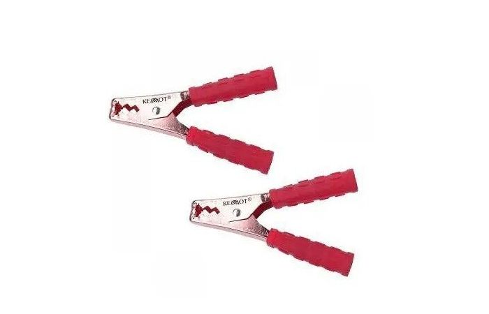 Złącze krokodylkowe 400A, czerwone | KRO0410 LECHPOL ELECTRONICS