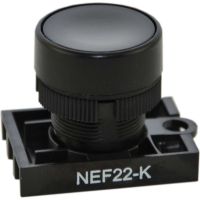 Napęd przycisku krytego NEF22-K z samopowrotem, czarny | W0-N-NEF22-K S Promet