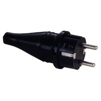 Wtyczka gumowa PGSTK12 IP44 czarna 050271 | 05100175 PROTEC.class
