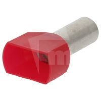 Końcówka rurkowa izolowana 2x10/14 PAEH 1000D/14 czerwona (opak 100szt) 051432 | 05101059 PROTEC.class
