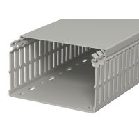 Kanał grzebieniowy 75x125, PVC, szary kamienny, 7030 LKV N 75125 (2m) | 6178430 Obo Bettermann