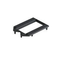 Ramka montażowa do UT3 i UT4, 2 Modul45 104x76x4, PA, grafitowoczarny, 9011 UT34 P2 | 7408773 Obo Bettermann