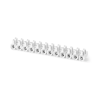 Listwa zaciskowa gwintowa termoplast. 6 mm2, 12 torów LTA12-6.0b biała | 22412216 Simet