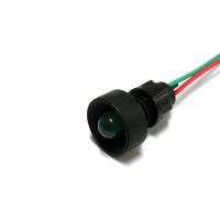 Lampka diodowa Klp 10G/12-24V zielona, klosz fi 10mm | 84410005 Simet