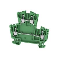 Złączka szynowa przelotowa WDK 2.5 ZQV GN | 1067960000 Weidmuller