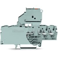 Złączka 4-przewodowa bezpiecznikowa 5x20mm 12-30V szara | 2002-1811/1000-541 Wago