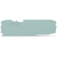 Ścianka końcowa/wewnętrzna, 1mm, szara | 2006-8691 Wago