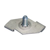 Zacisk przekręcany 4G24 z trzpieniem M6x16 mm, szary, 4G24M16 | 171710 Erico