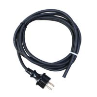 Przewód przyłączeniowy z wtyczką prostą IP44 , 3x1,5, H05RR, 3m, czarny PP-40H/3M/3X1,5/H05RR/CZARNY | W-97271 Plastrol