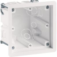 Puszka 1-krotna p/t do montażu w ścianach karton-gips, szara, R.8 | 18721010 Hager