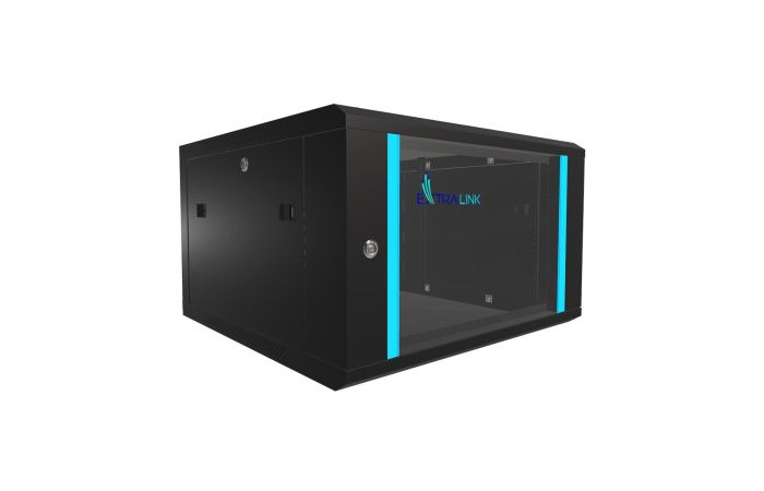 Szafa RACK 19" 6U 600X600 wisząca czarna EXTRALINK | EX.7232 Batna