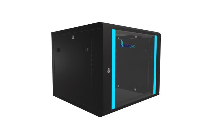 Szafa RACK 19" 9U 600X600 wisząca czarna EXTRALINK | EX.3968 Batna