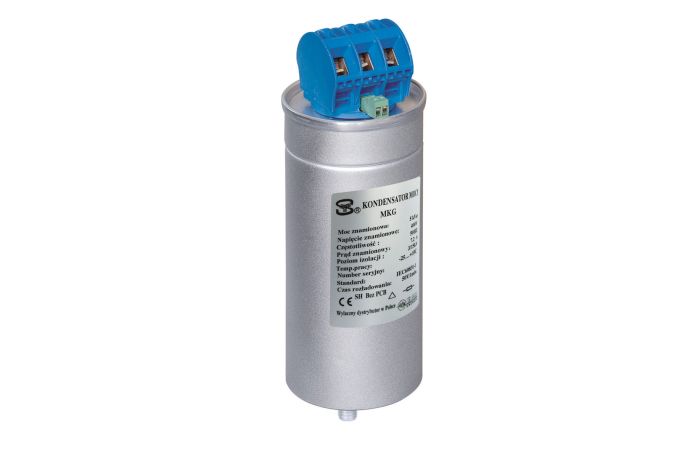 Kondensator gazowy niskich napięć KG MKG-7,5-400 7,5kVar/400V | KG_MKG-7,5-400 Erko