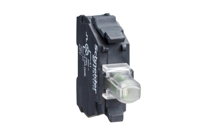 Zestaw świetlny Fi-22mm zielony LED 24V standardowy zaciski śrubowe | ZBVB3 Schneider Electric